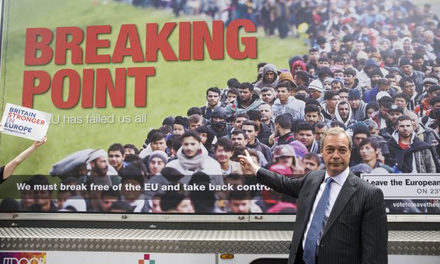 Farage Breaking Point poster