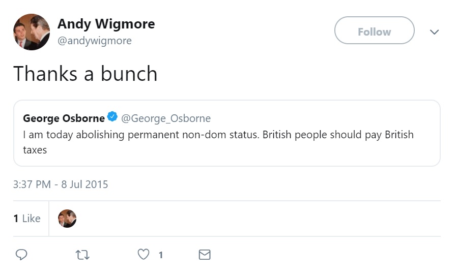 Wigmore tweet