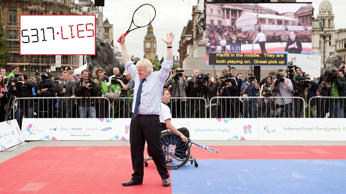 Johnson playing tennis